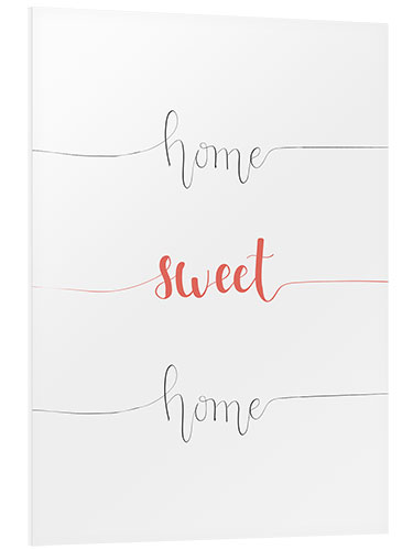 Tableau en PVC Home sweet home