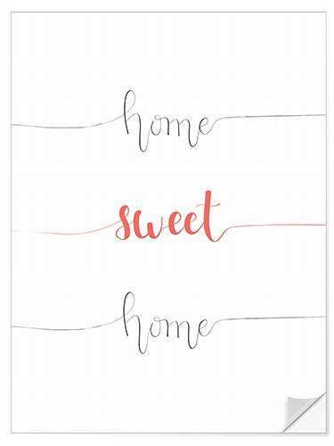 Sticker mural Home sweet home