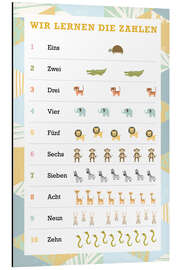 Magnettafel Wir lernen die Zahlen