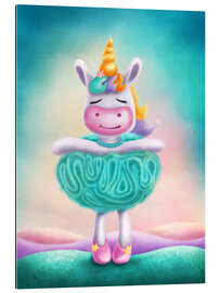 Gallery print Unicorn as a ballet dancer