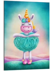 Magnettafel Einhorn als Balletttänzer