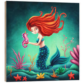 Trebilde Mermaid and little seahorse