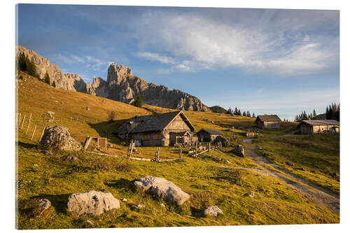 Stampa su vetro acrilico Stuhlalm nel Salisburghese