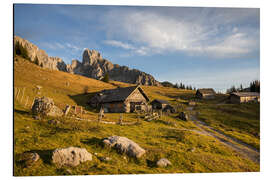 Aluminiumtavla Stuhlalm i Salzburger Land