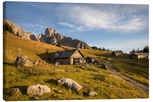 Leinwandbild Stuhlalm im Salzburger Land