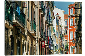 Gallery print Beautiful Architecture In Downtown Lisbon City During Summer