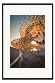 Gerahmter Kunstdruck Metropol Parasol Sevilla