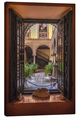 Canvas print View into the courtyard of the Palacio de Lebrija