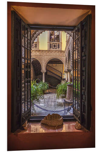 PVC-tavla View into the courtyard of the Palacio de Lebrija