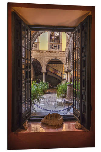 Stampa su plexi-alluminio Visualizza nel cortile del Palacio de Lebrija