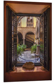 Magnettafel Blick in den Innenhof des Palacio de Lebrija