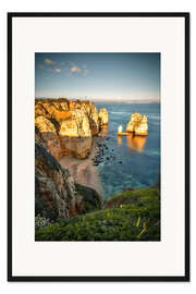 Gerahmter Kunstdruck Algarve Portugal