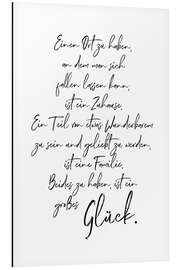 Magnettafel Großes Glück