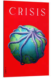 Magnettafel Die Krake der Krise