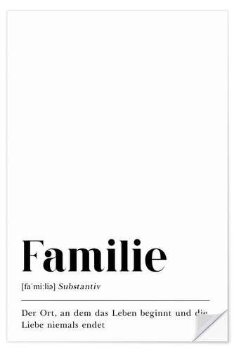 Wandsticker Familie Definition