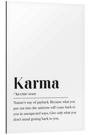 Magnettafel Karma Definition (englisch)