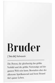 Foam board print Brother definition (German)