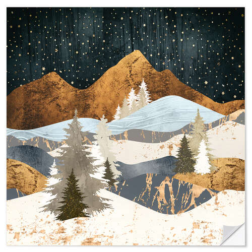 Wall sticker Winter Stars