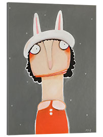 Galleriprint Magda Ziegenhain Wearing a Rabbit Cap