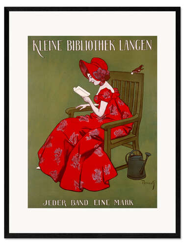 Framed art print Small library Langen