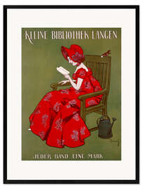 Framed art print Small library Langen