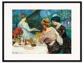 Gerahmter Kunstdruck Die Klavierspielerin