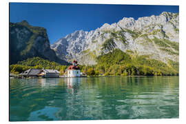 Tableau en aluminium Königssee en automne