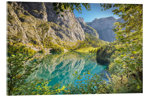 Acrylic print Obersee in the Berchtesgadener Land