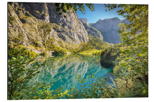 Alubild Obersee im Berchtesgadener Land