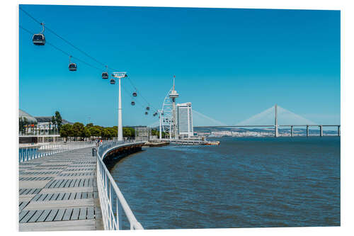 Obraz na PCV Cable car in the Park of the Nations, Lisbon