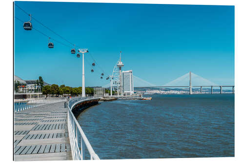 Gallery print Cable car in the Park of the Nations, Lisbon