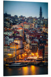 Magnettafel Porto am Abend, Portugal