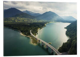 Gallery print Aerial view in the mountains