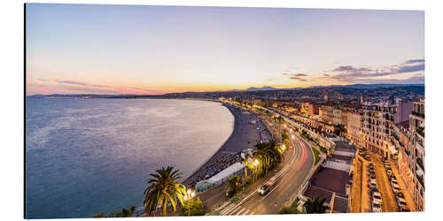 Aluminiumsbilde Promenade des Anglais in Nice