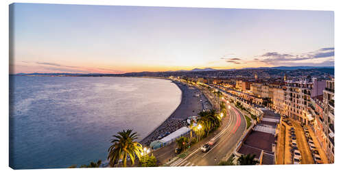 Canvastavla Promenade des Anglais i Nice