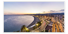 Poster  Promenade des Anglais in Nizza - Dieterich Fotografie