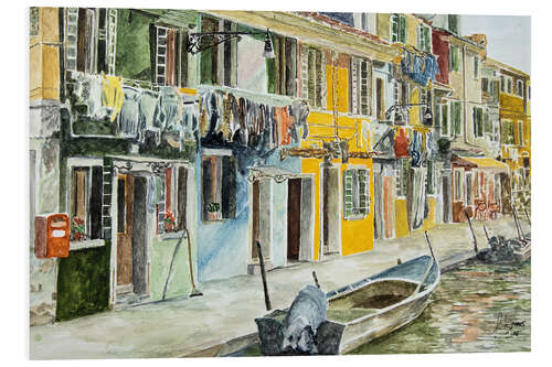 Obraz na PCV Bnten houses in Burano, Venice