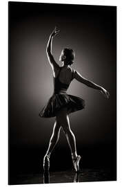 Aluminium print Ballerina Dancing