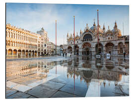 Magnettafel Flut auf dem Markusplatz, Venedig