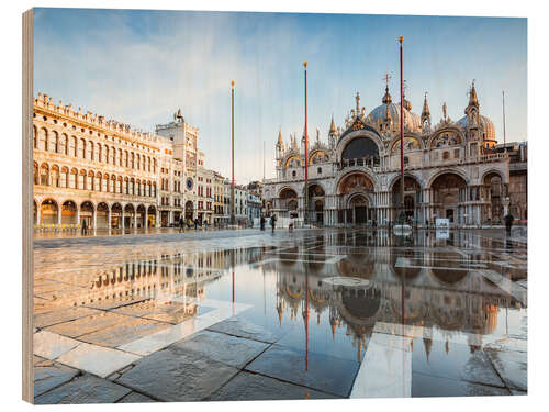 Trebilde High tide in St. Mark's square, Venice