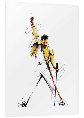 PVC-tavla Freddie Mercury