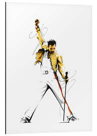 Magnettafel Freddie Mercury