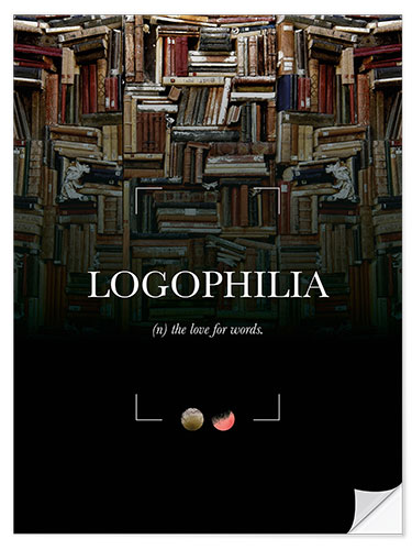 Wandsticker Logophilia Definition (Englisch)