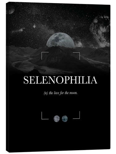 Canvas print Selenophilia Definition