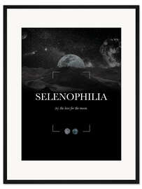 Gerahmter Kunstdruck Selenophilia Definition (Englisch)
