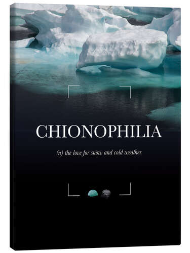 Canvas print Chionophilia Definition