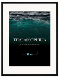 Gerahmter Kunstdruck Thalassophilia Definition (Englisch)