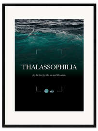 Ingelijste kunstdruk Thalassophilia Definition