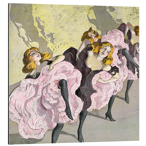 Tableau en aluminium Le cancan