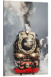 Magnettafel Brockenbahn im Schnee, Harz